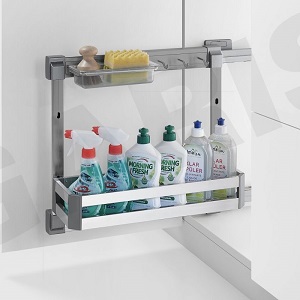 Giá để chai lọ, chất tẩy rửa Inox hộp GARIS GUB130
